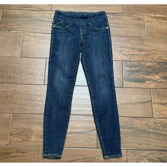 Rock & Republic Fever Pull On Jeans Women’s Blue Denim Pants Slimming Sz 8 - Picture 1 of 7